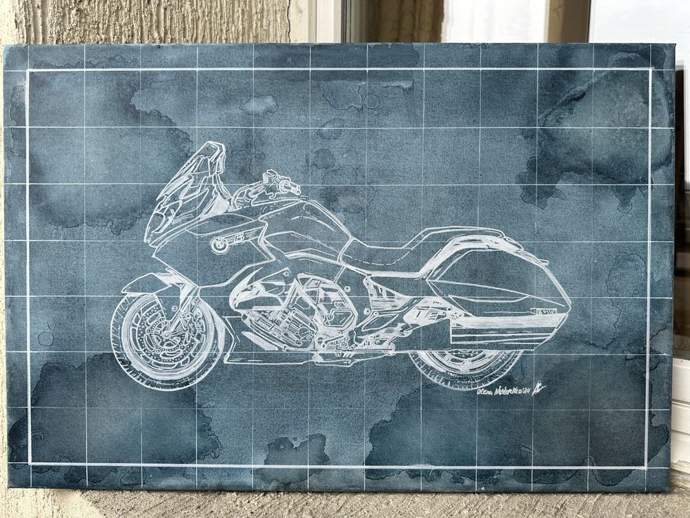 Bmw k1600 b мотоцикл картина