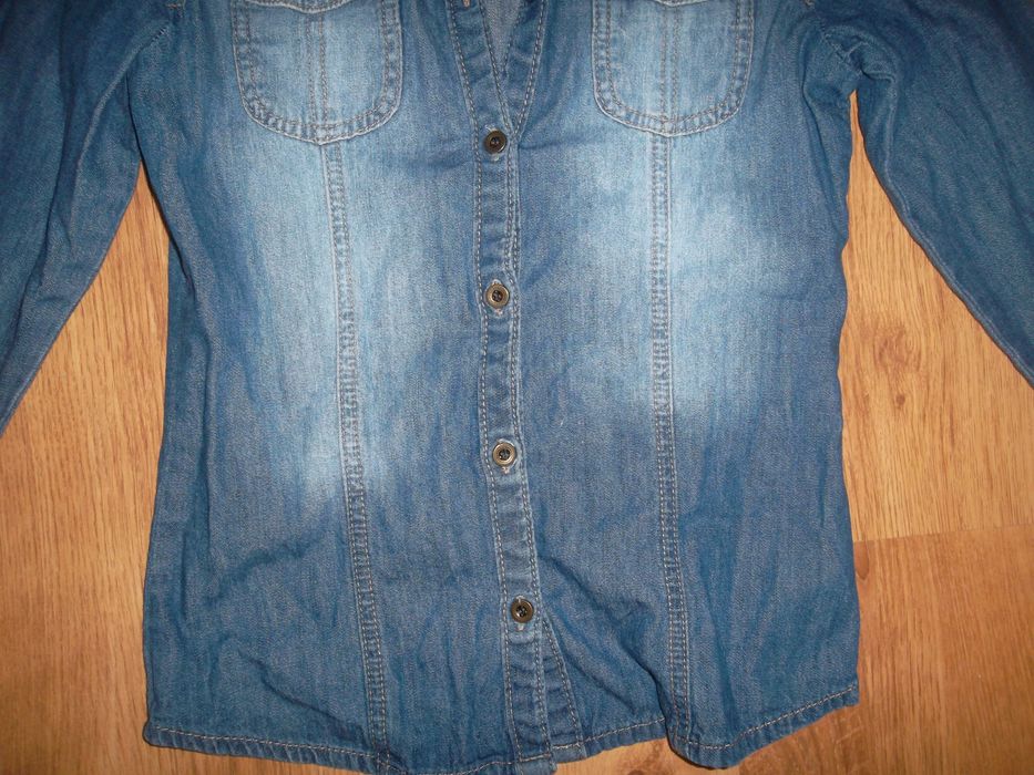 koszula jeans dziewczęca rozmiar 152-158