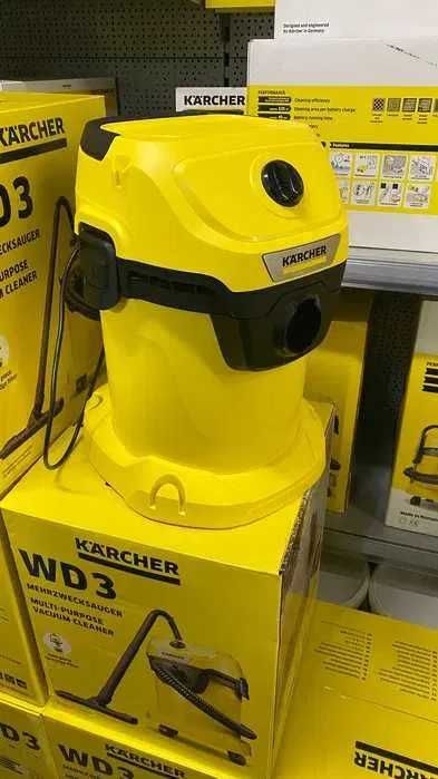 Karcher nowy odkurzacz wd 3 bez osprzętu + filtr F VAT 23% gwarancja