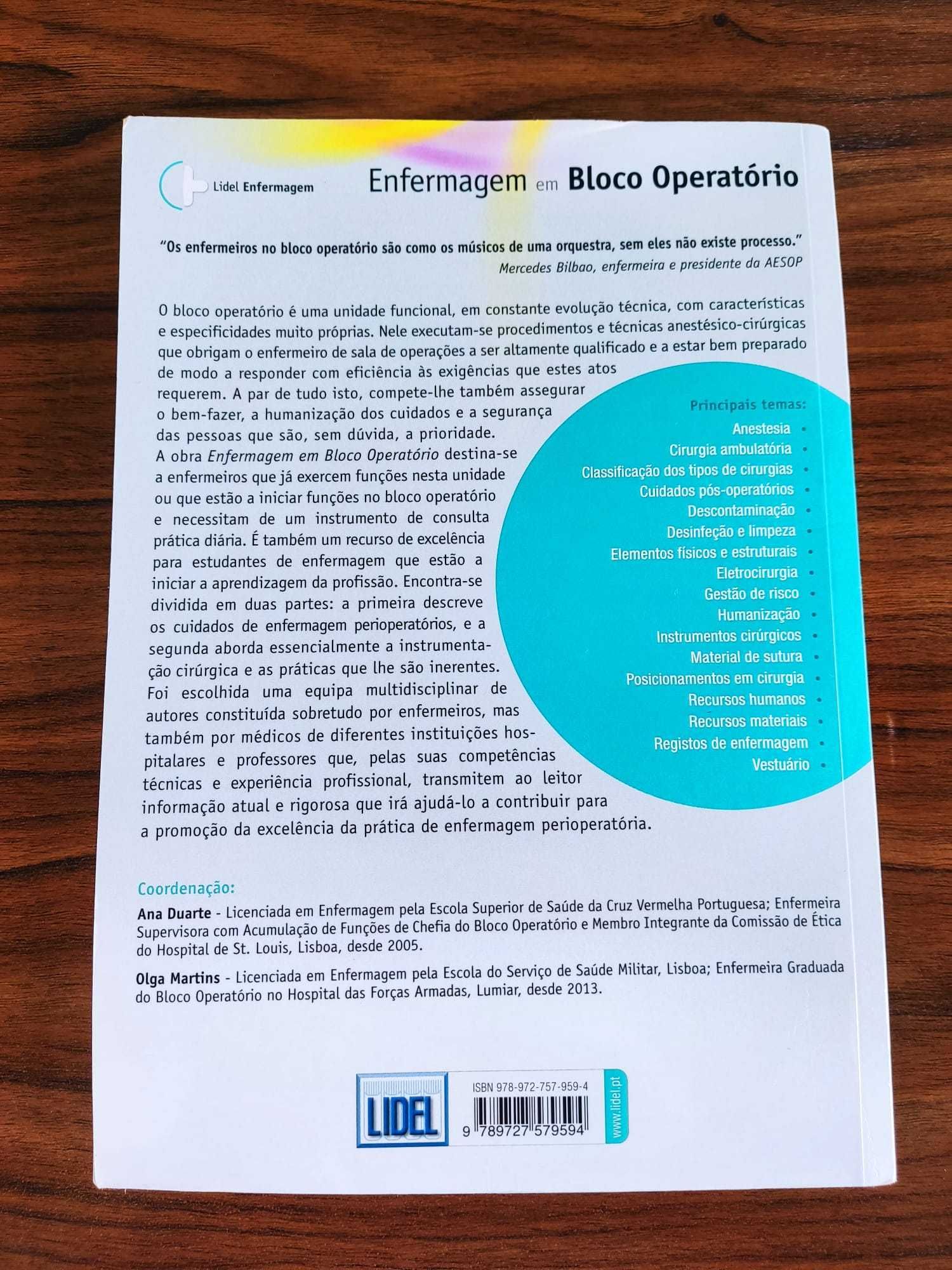 Livro Enfermagem em Bloco Operatório