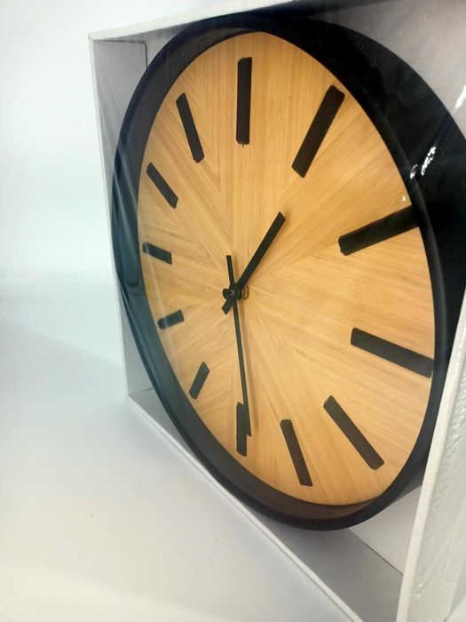 Nowoczesny cichy zegar ścienny 30,5 cm loft zegar na ścianę do salonu