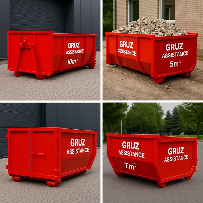 Gruz-assistance.pl -kontenery na gruz Sopot, Gdynia, Gdańsk od 1026 zł