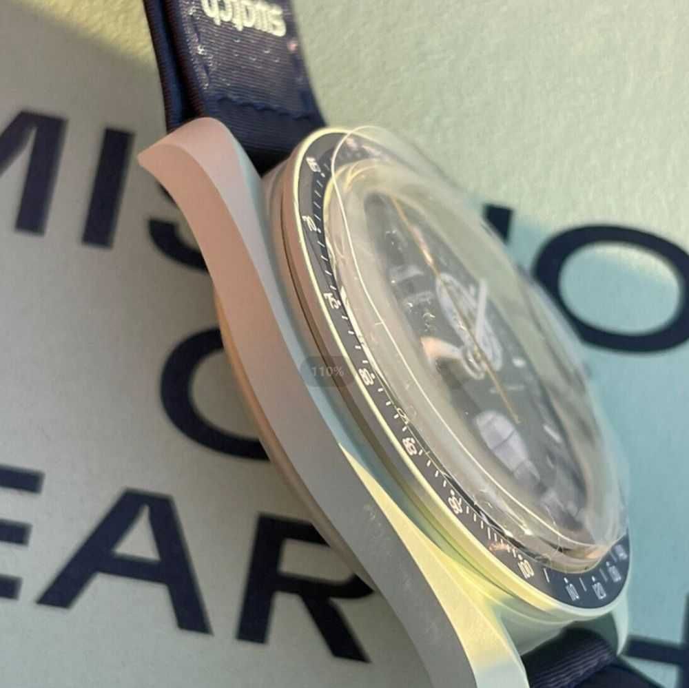 Omega x Swatch Earth SO33G100: Styl i Technologia