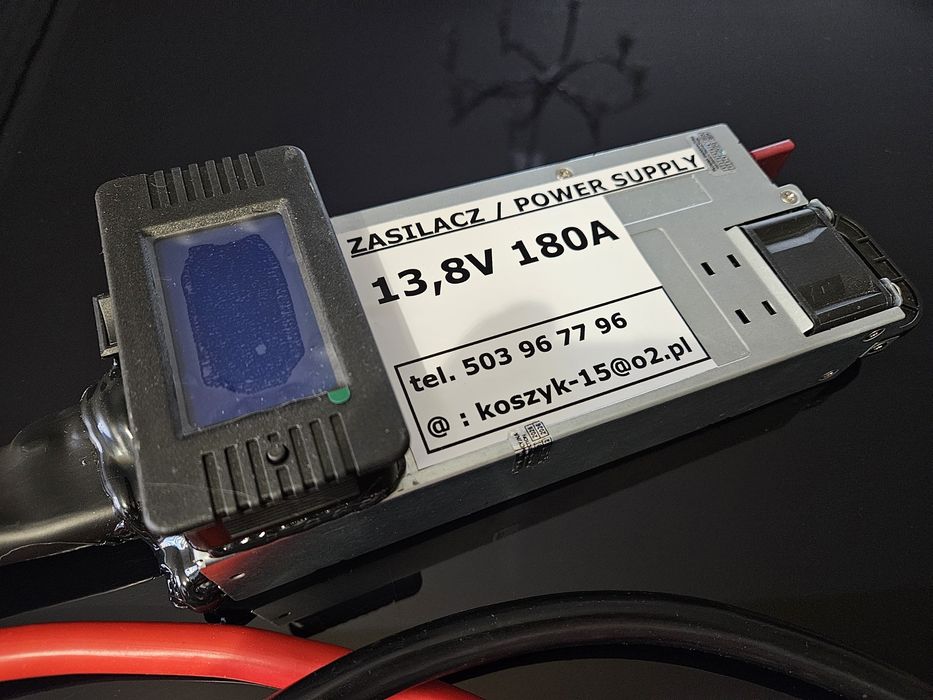 Zasilacz 14,4V 180A amperomierz/woltomierz  - Podtrzymanie Napięcia