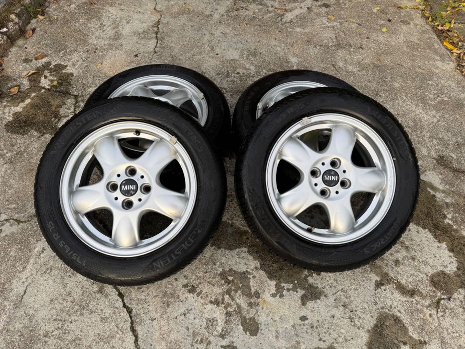 Jantes 15 4x100 Mini Cooper One com pneus
