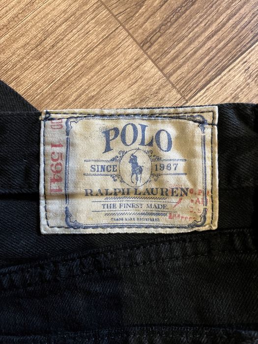 Czarne Jeansy Ralph Lauren