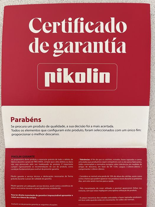 Topper Pikolin c/ garantia
