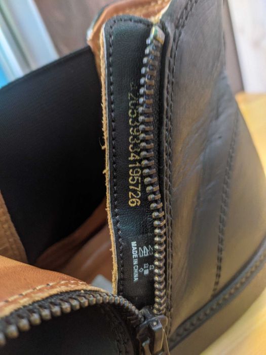 Ecco - кожаные ботинки челси