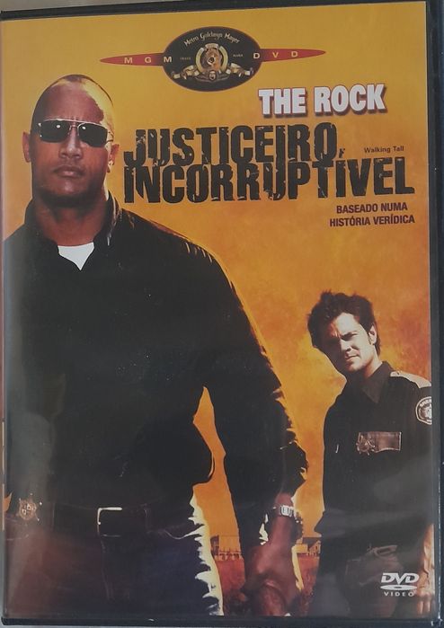 DVD "Justiceiro Incorruptível" com Dwayne Johnson (The Rock)