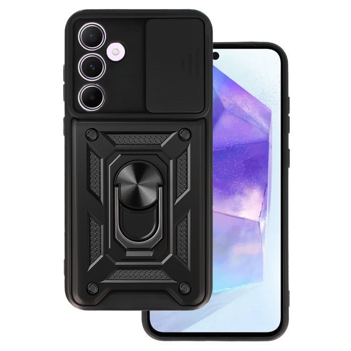 Slide Camera Armor Case do Samsung Galaxy A55 5G Czarny