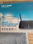 TP-LINK ROUTER AC-1200 Wireles dual Band Gigabit ADSL2+Modem Router