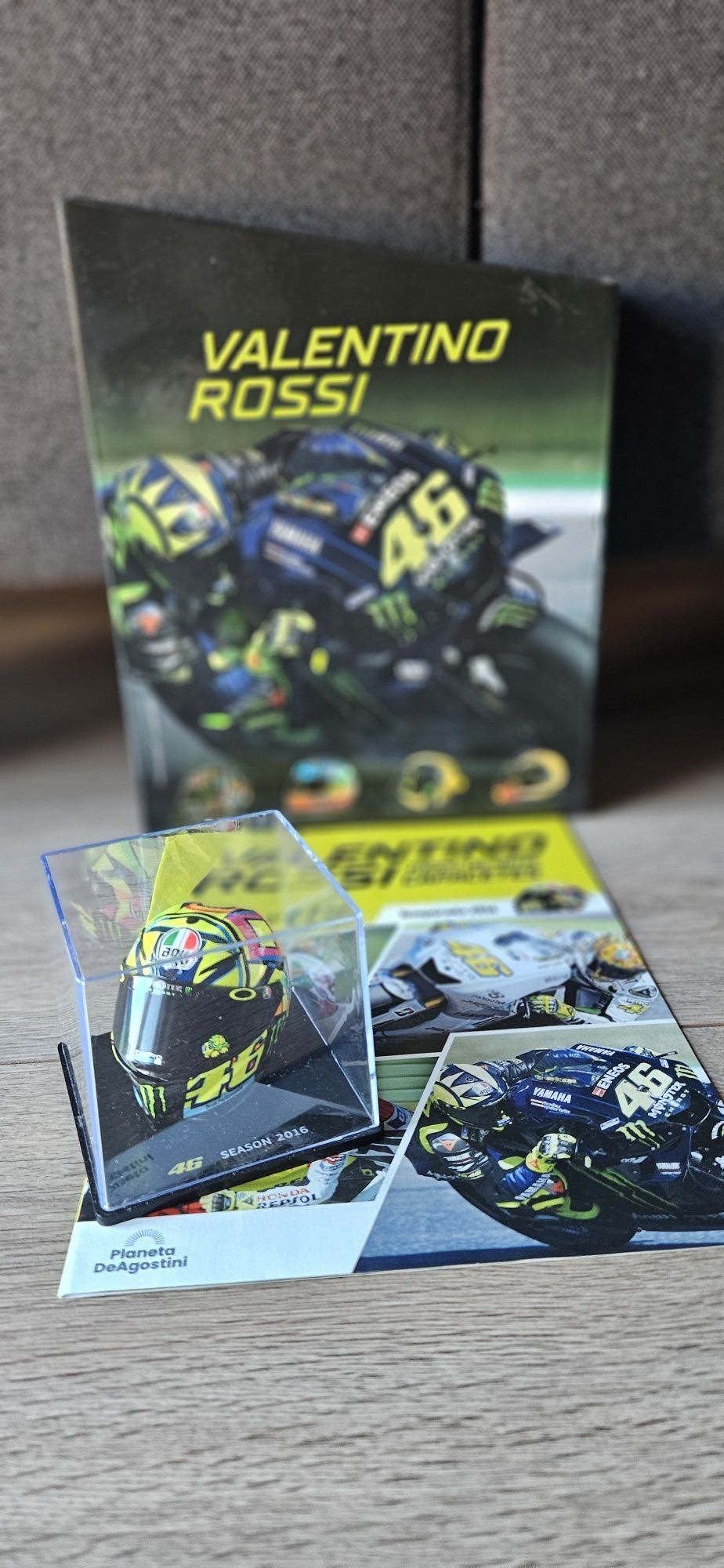 Capacete valentino rossi 46 escala 1/5