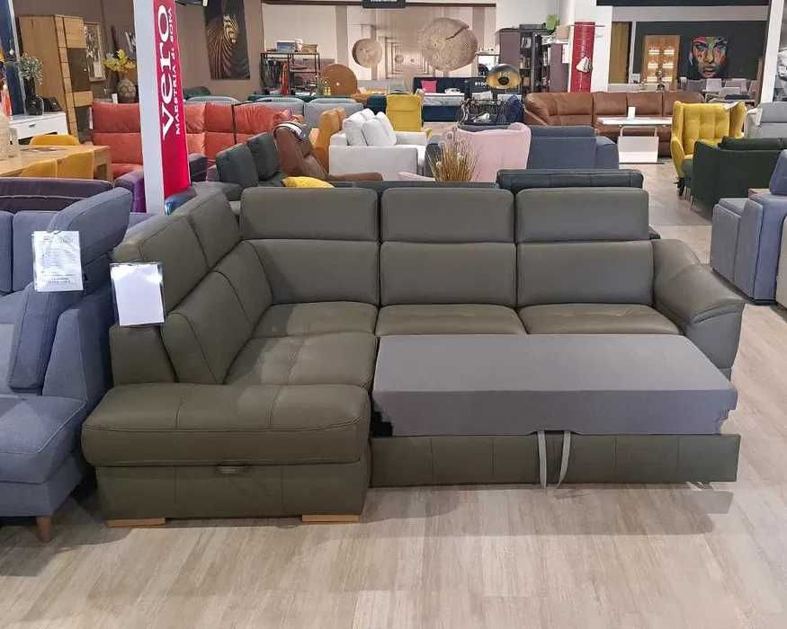 Bydgoskie Meble Narożnik Urbano skórzany Prestige+ Etap sofa Promocja