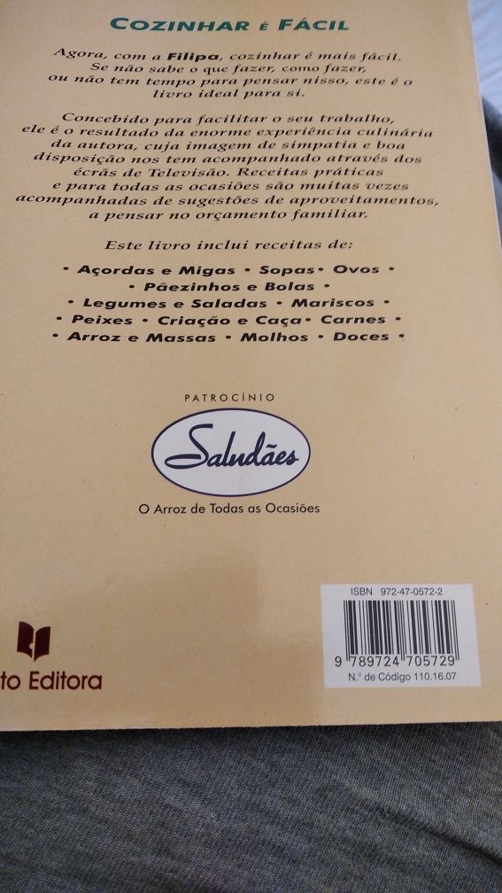 Livro culinária Filipa Vacondeus