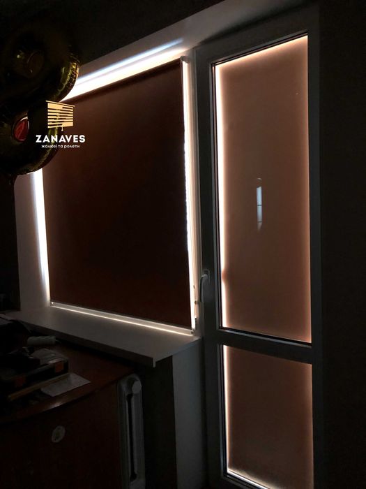 Ролеты день ночь, жалюзи, римские, рулонные шторы, тканинні ролети