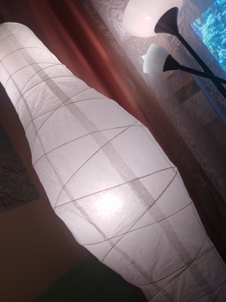 Lampa podłogowa Ikea - z papierowym kloszem