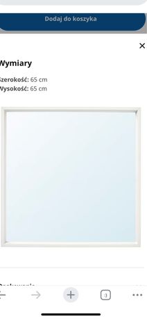 Lustro z  Ikea wys.65 cm/szer.65 cm