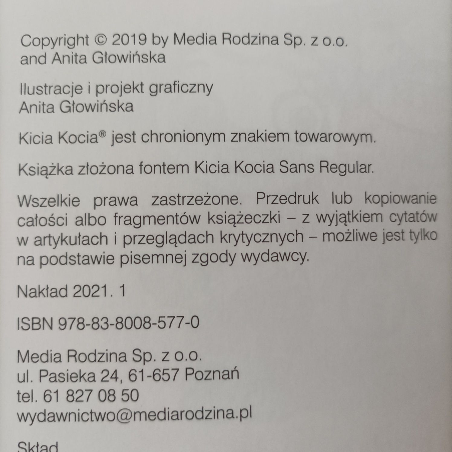 Książeczka Kicia Kocia gra w piłkę