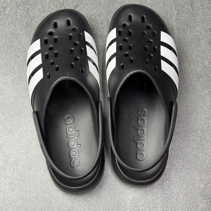 47р.30 см ОРИГІНАЛ 100% Тапочки шльопанці чорні адідас Adidas