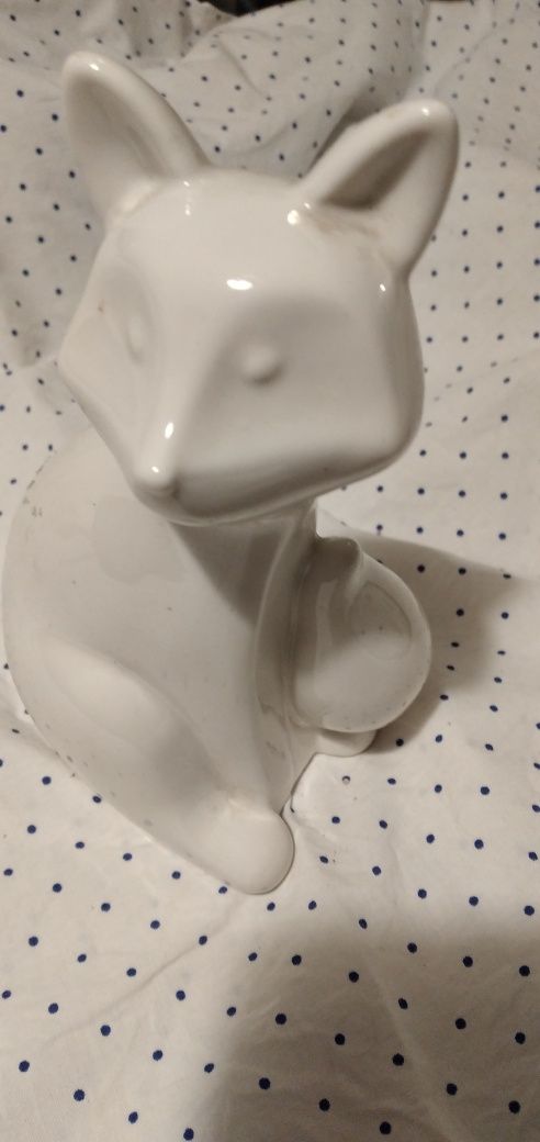 Stara ceramiczna figurka Lisa z Formano