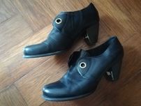 unikat! ręcznie szyte buty skórzane buty damskie rozmiar 37