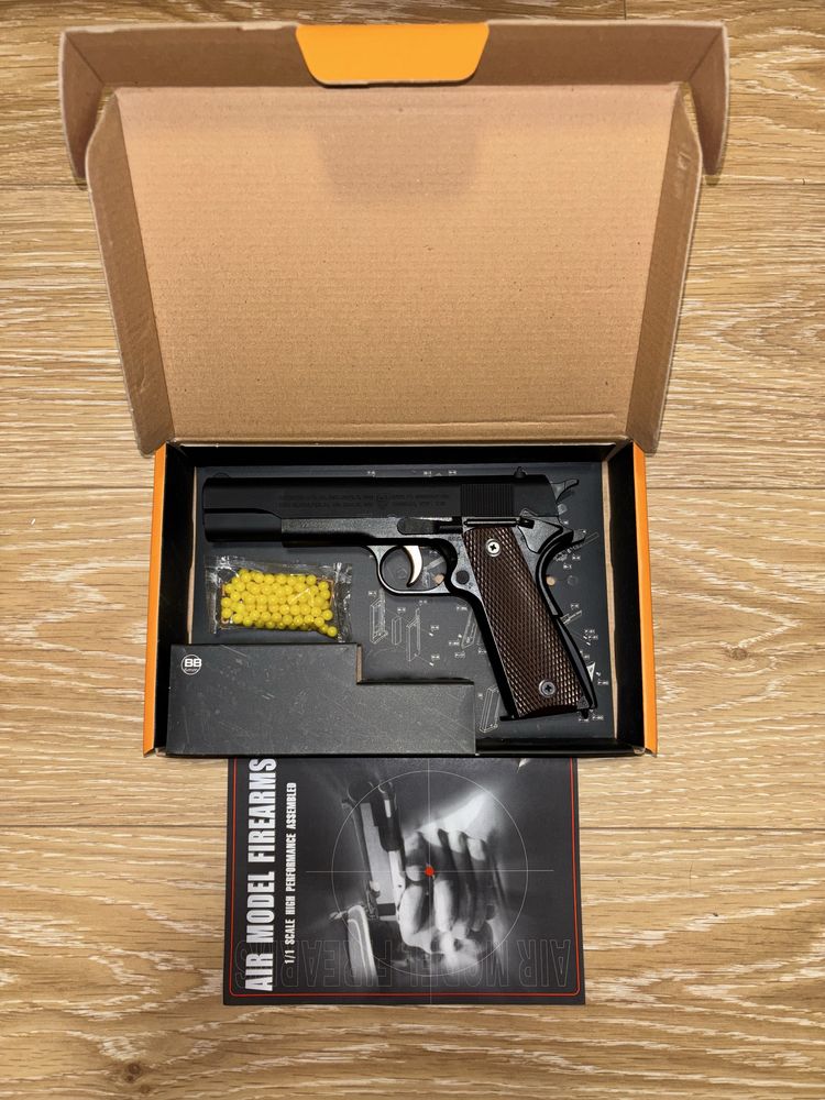 Pistola Airsoft HFC HA‑135 Semi-Auto (1911, Dual System, 6mm BB)