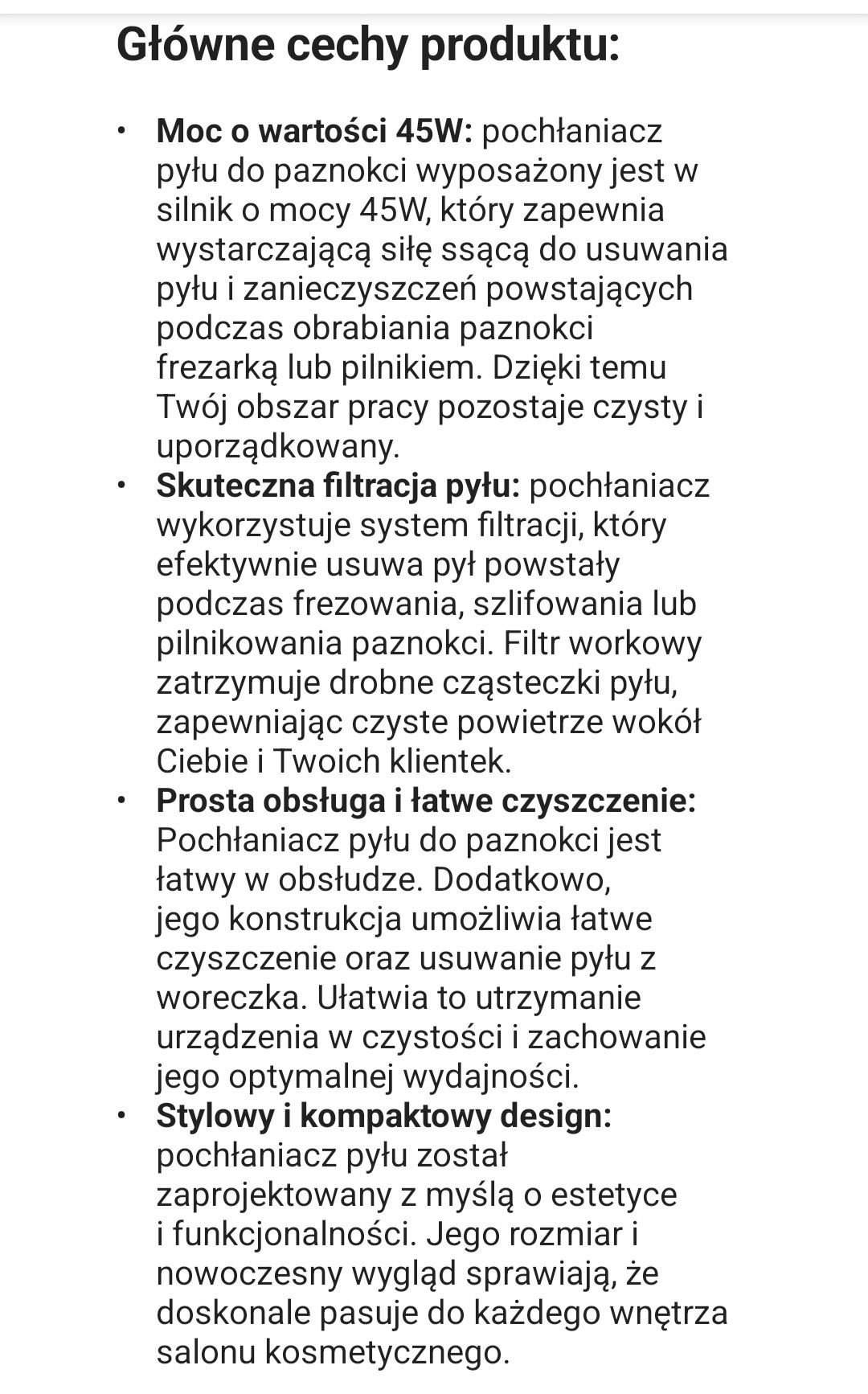 Pochłaniacz pyłu do frezarki