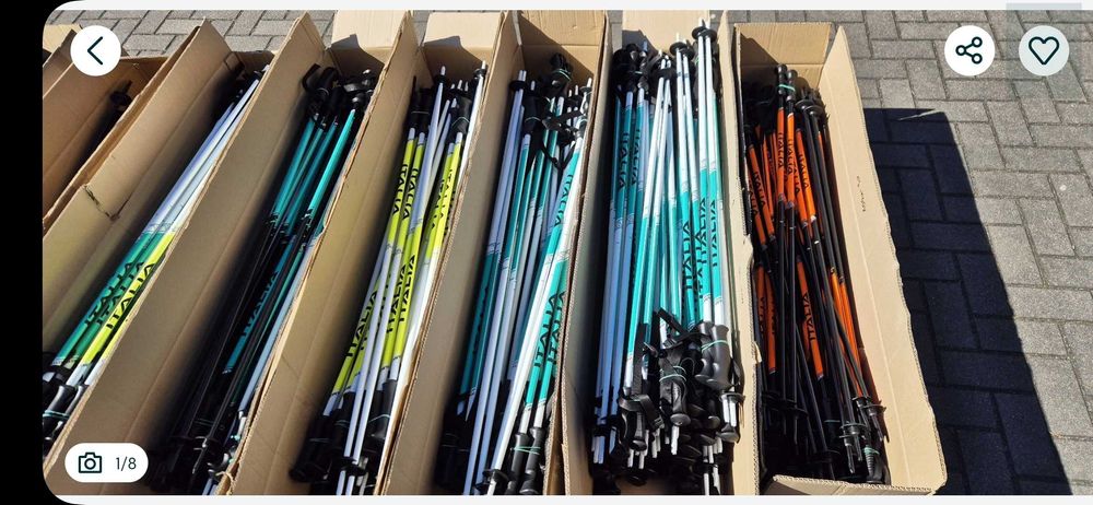 Kije narciarskie nowe okazja pakiet nowe