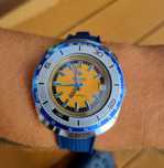 Zegarek Męski Atlantic Beachboy lata 1980 unikat! 40 mm !