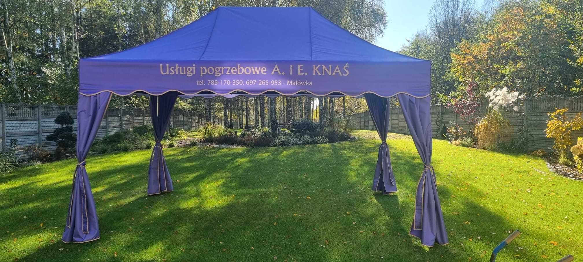 Namiot pogrzebowy 3 x 4,5 (stal) namiot żałobny