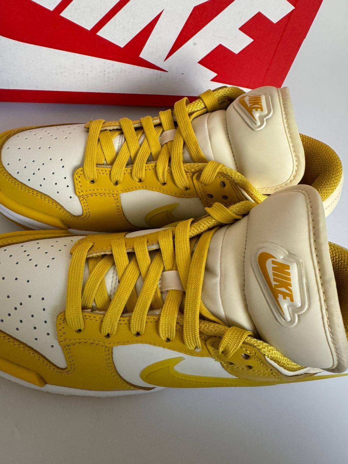 Nowe sneakersy W NIKE DUNK LOW TWIST żółte białe 38