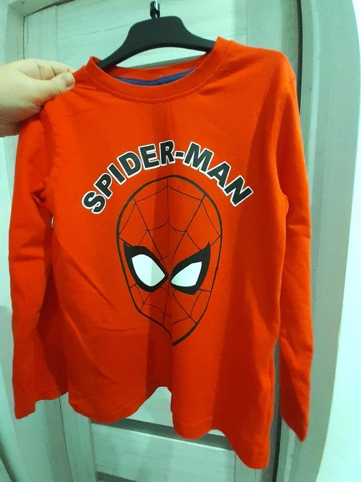 Bluzka Spiderman 122 z długim rękawem chłopięca