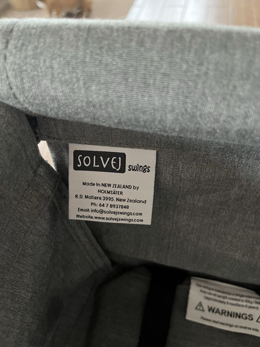 SOLVEJ huśtawka dla dziecka Baby Toddler Swing do domu i na zewnątrz