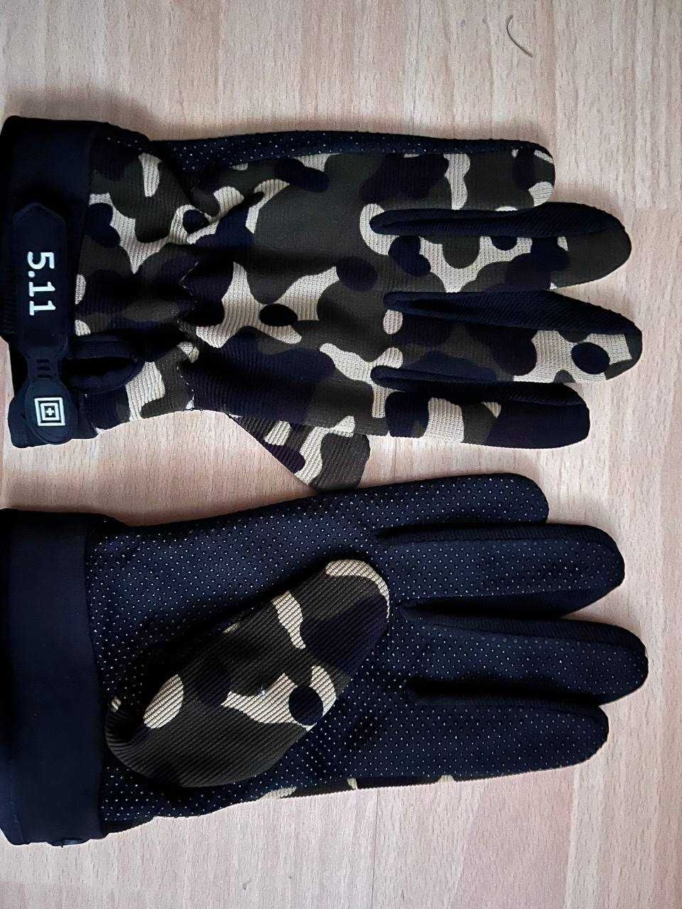 Rękawice wojskowe czarne i camo