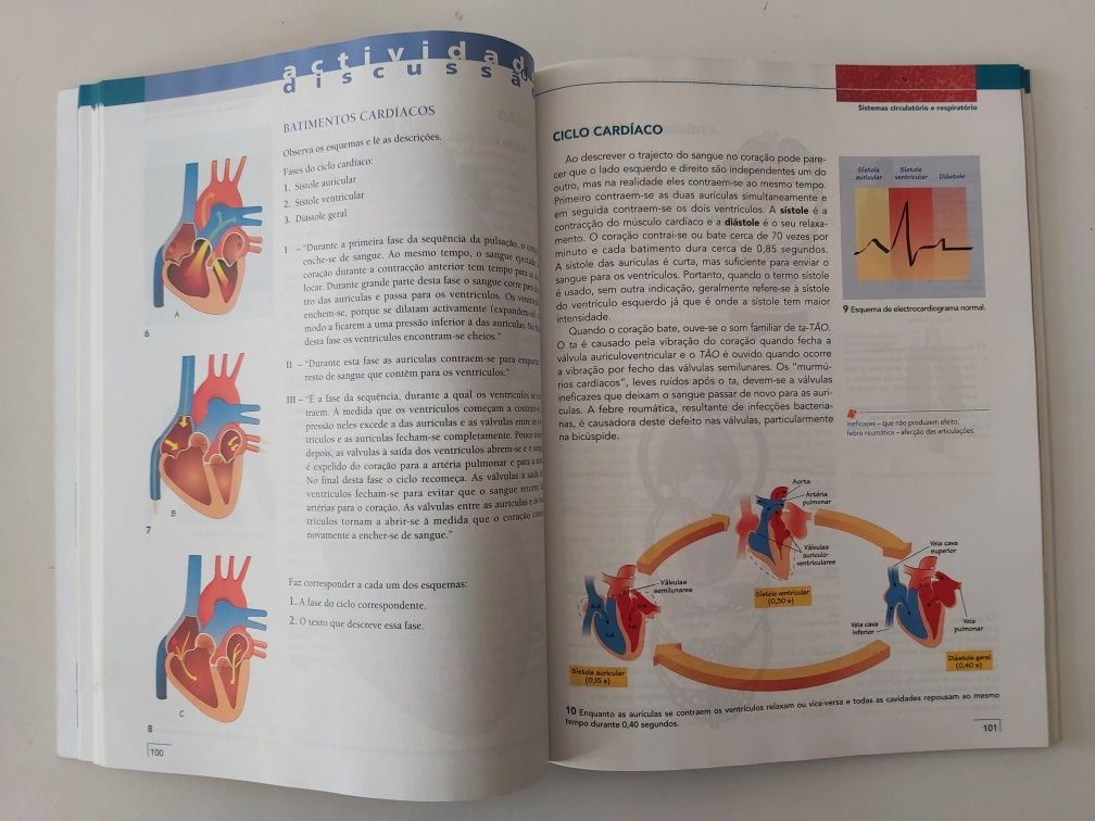 Livro escolar de Ciências do 8 ano