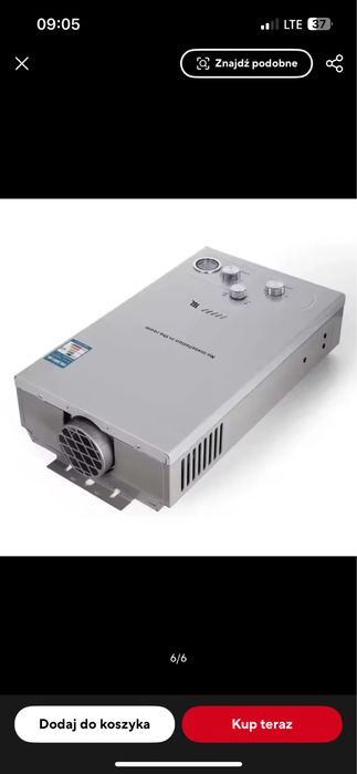 Podgrzewacz wody LPG 16l 32kW Vevor