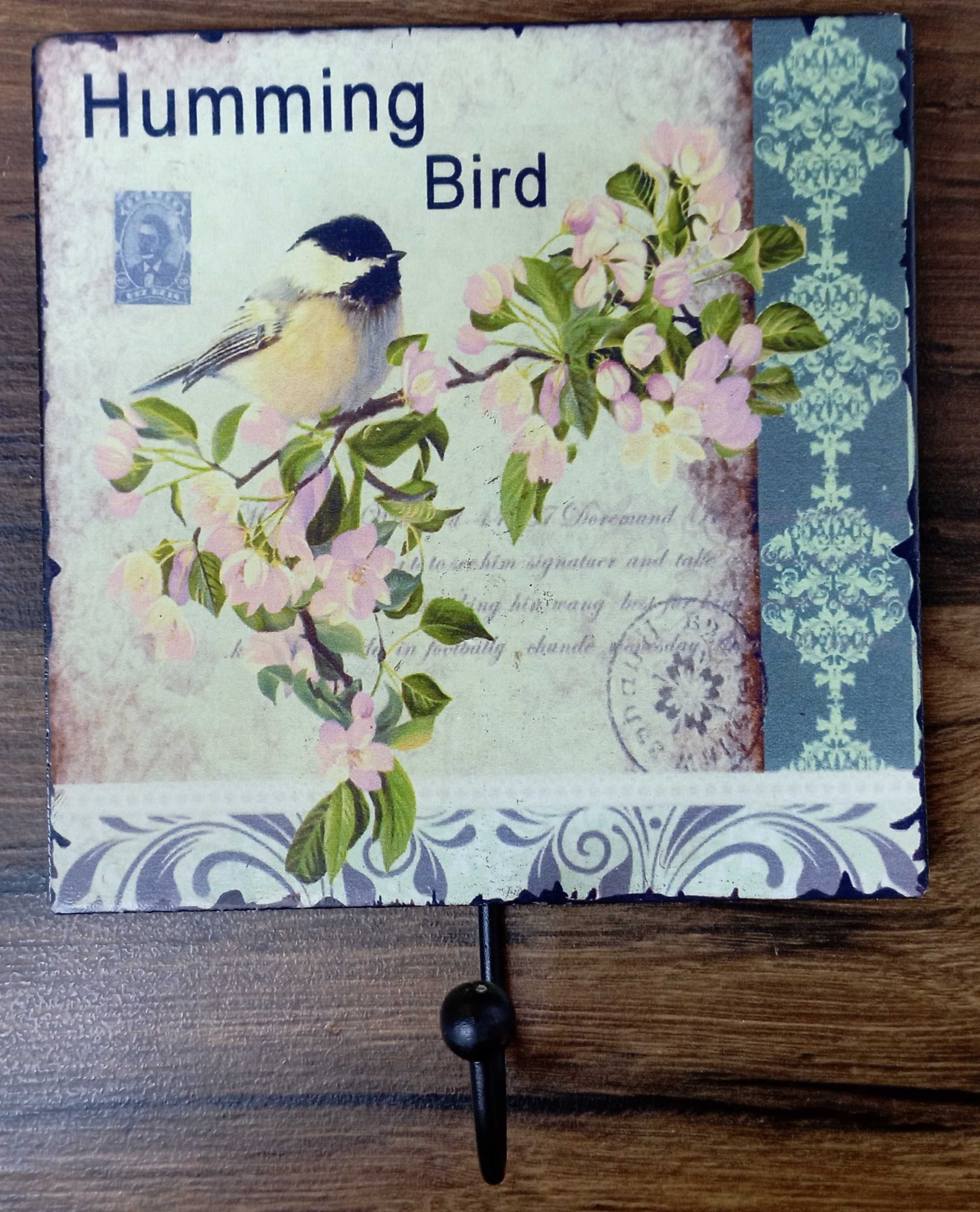 Wieszak ozdobny Dekoracja Humming Bird Obrazek