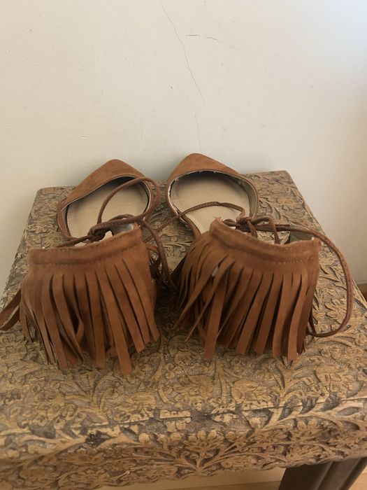 Sapatos camel boho Suitblanco