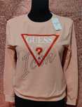 Różowa bluza damska bez kaptura Guess S M L XL wysyłka pobranie Nowość