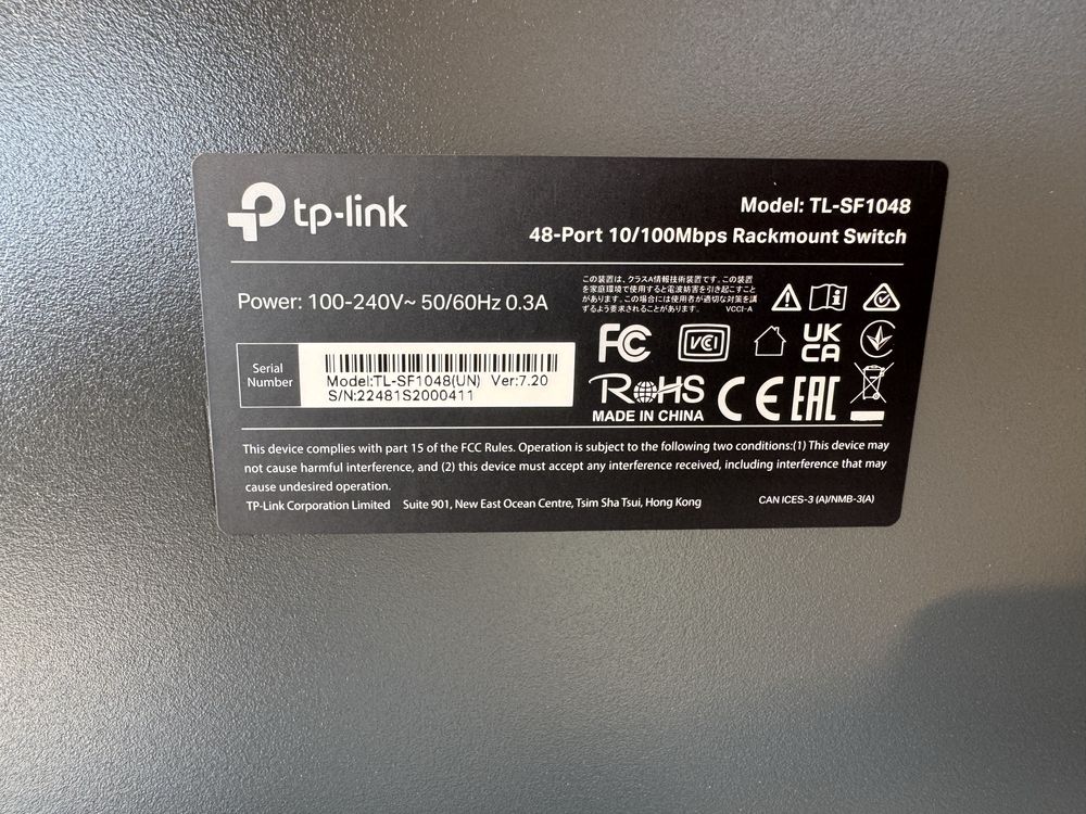 Мережевий комутатор (світч) TP-link TL-SF 1048 48 port