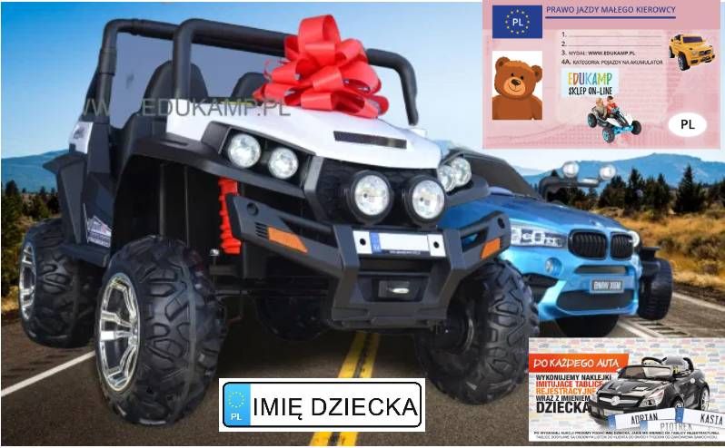 Dwuosobowe AUTO NA AKUMULATOR Grand Buggy dla dziecka