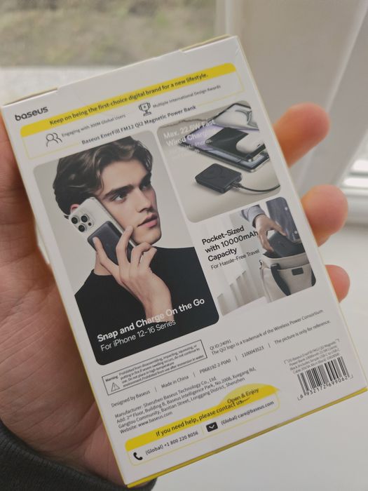 Baseus Airpow Ⅱ Qi2 Magnetic Power Bank 10000mAh 22.5W магсейф базеус