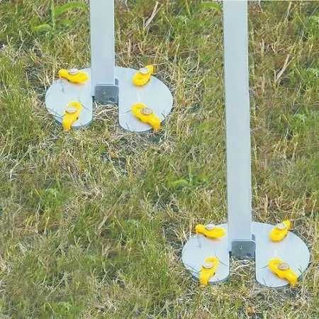 Base de Fixação para Pé de Toldo Fiamma