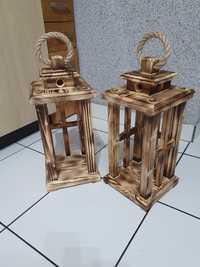 Lampion drewniany