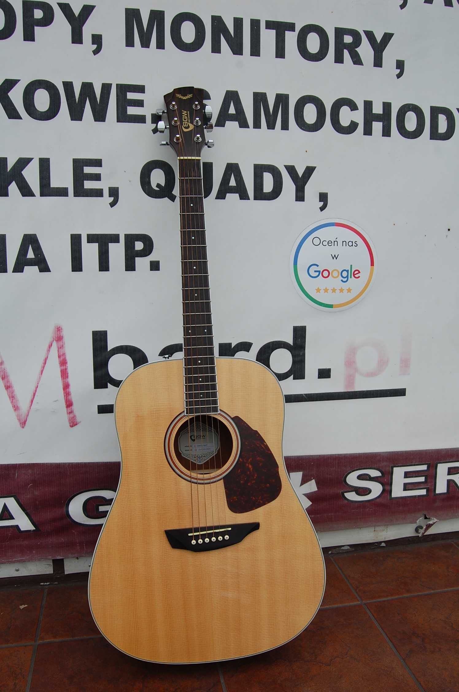 Gitara akustyczna / Samick Samick SGW S-300D/NAT + Mega Akcesoria