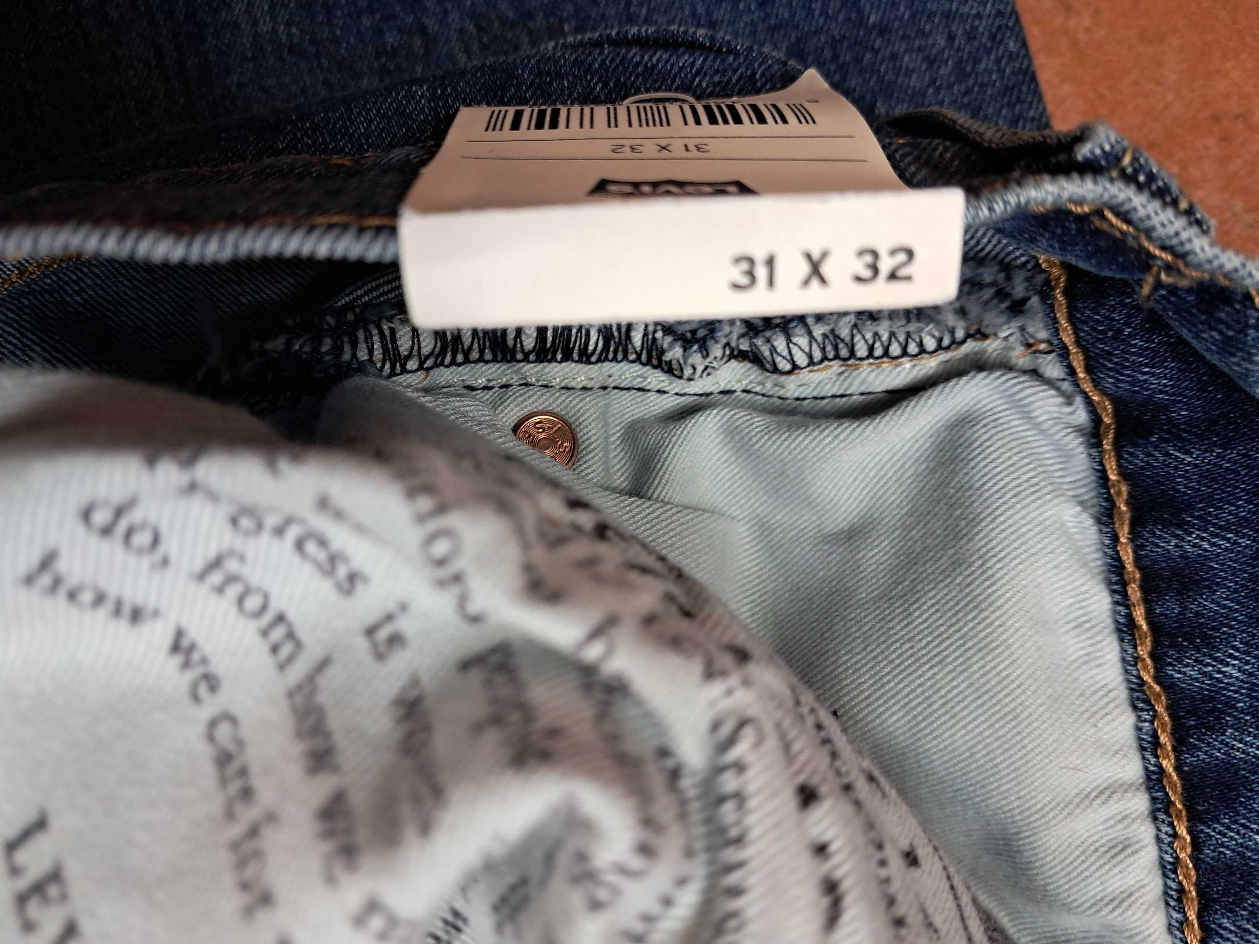 Джинсы Levis 31х32 новые мужские