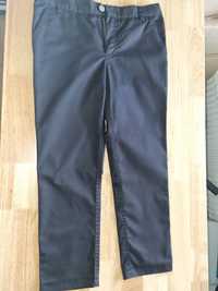 Spodnie materiałowe, czarne, chłopięce, eleganckie, rozmiar 146