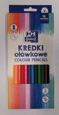 Kredki ołówkowe Oxford Regular zestaw 12 kolorów