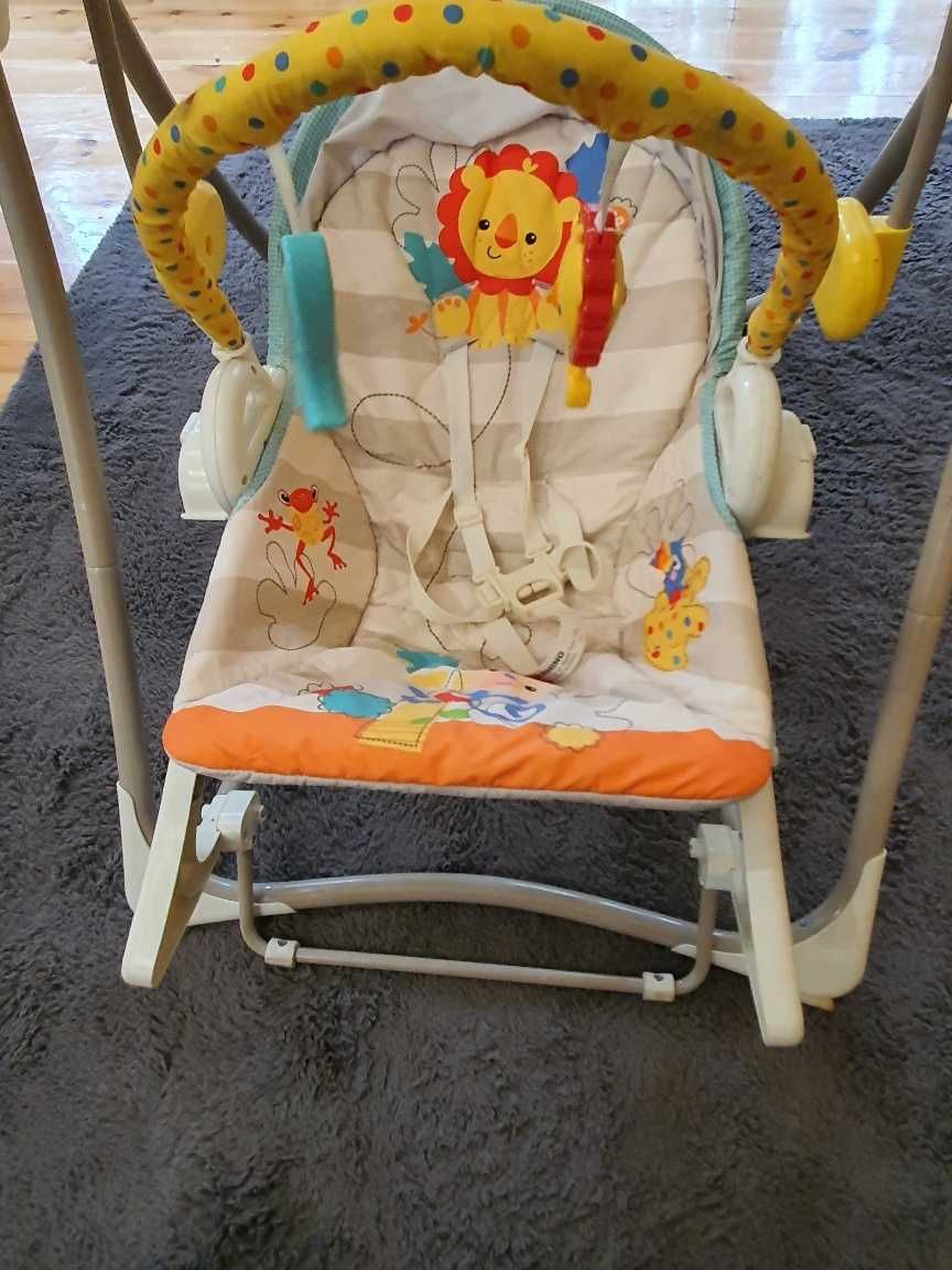 Huśtawka-Fotelik-Bujaczek 3w1 Fisher Price