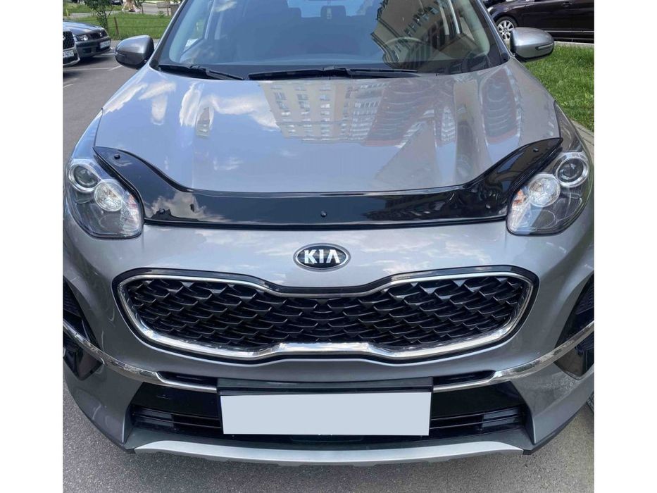 Kia Sportage 2015+ Дефлектор капота (мухобойка) EuroCap
